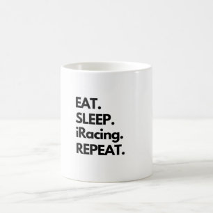 Eat Sleep iRacing Repeat Coffee Mug
