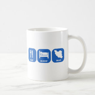 Eat Sleep Iran Coffee Mug