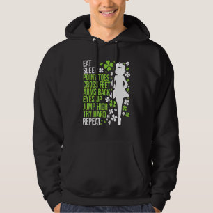 Eat Sleep Irish Dance  Irish Dancer Ceili Reel Dan Hoodie