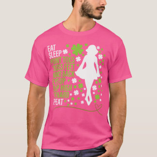 Eat Sleep Irish Dance Irish Dancer Ceili Reel Danc T-Shirt
