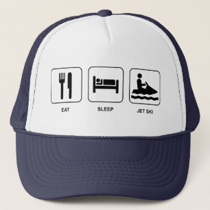 Eat Sleep Jet Ski Trucker Hat
