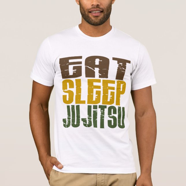 Eat Sleep Ju Jitsu 1 T-Shirt (Front)