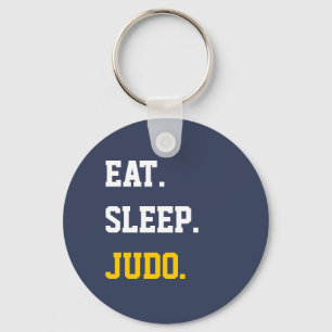 Eat Sleep judo Key Ring
