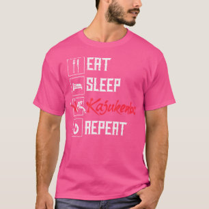 Eat Sleep Kajukenbo Repeat Funny Karate Judo Fusio T-Shirt