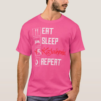 Eat Sleep Kajukenbo Repeat Funny Karate Judo Fusio T-Shirt