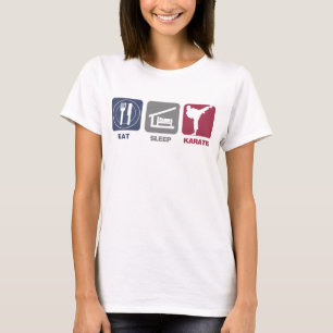 Eat Sleep Karate - Girl T-Shirt