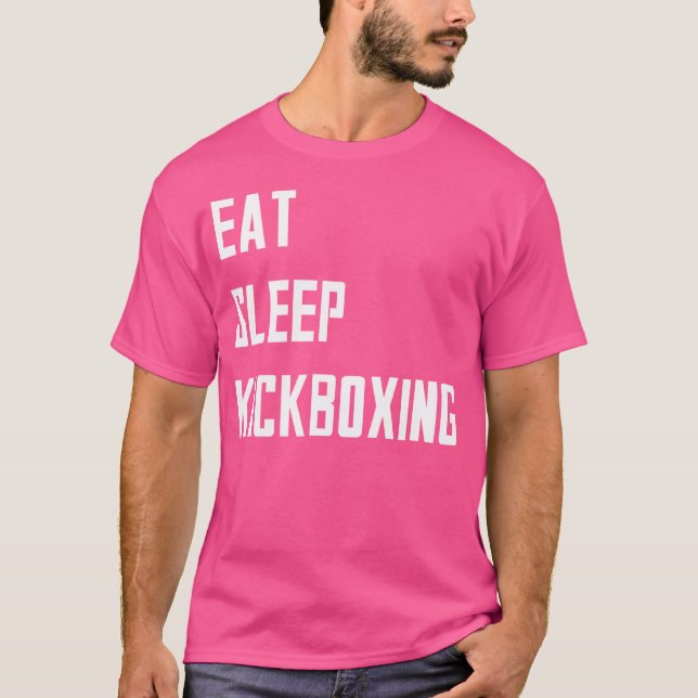 Eat Sleep Kickboxing T-Shirt (Front)