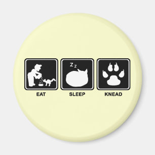 Eat Sleep Knead Magnet