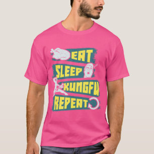 Eat Sleep Kungfu Repeat I Martial Arts Shaolin Kun T-Shirt