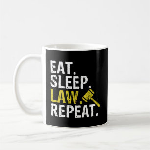 Eat Sleep Law Repeat School Lawyer Gift Hoodie Coffee Mug