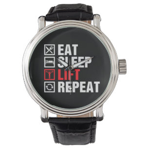 Eat Sleep Lift Repeat Watch