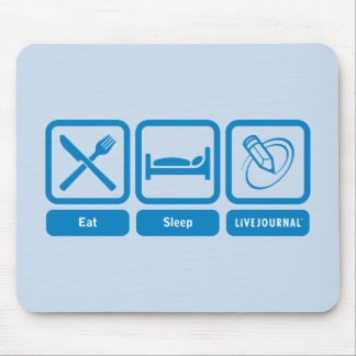Eat, Sleep, LiveJournal Mouse Pad