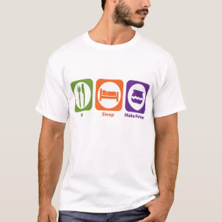 Eat Sleep Make Pottery T-Shirt