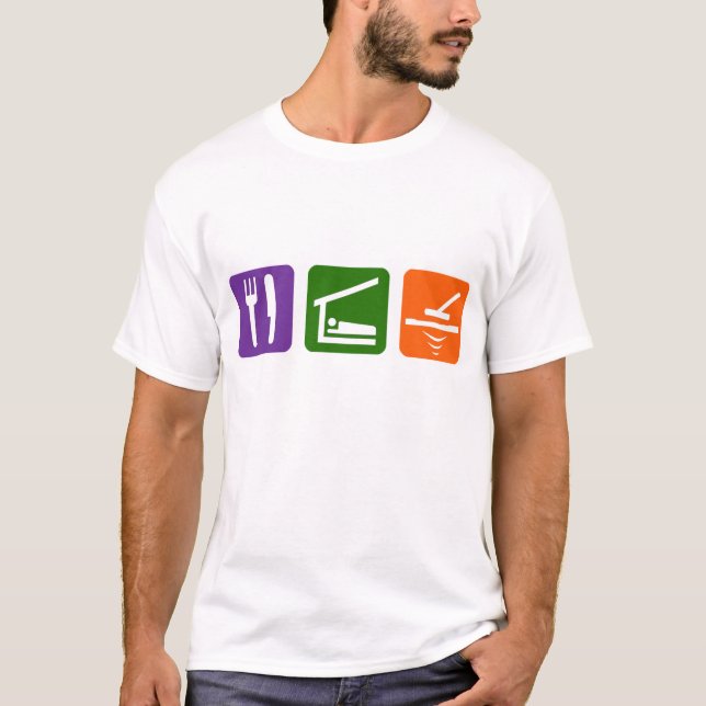 Eat Sleep Metal Detector T-Shirt (Front)