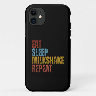 EAT SLEEP MILKSHAKE REPEAT Case-Mate iPhone CASE