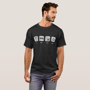 EAT SLEEP MINE REPEAT - ETH Mining T-Shirt