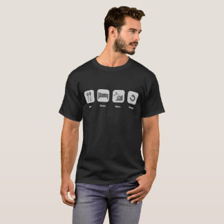 EAT SLEEP MINE REPEAT - ETH Mining T-Shirt