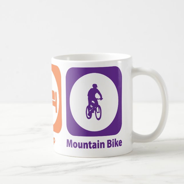 Eat Sleep Mountain Bike Coffee Mug (Right)