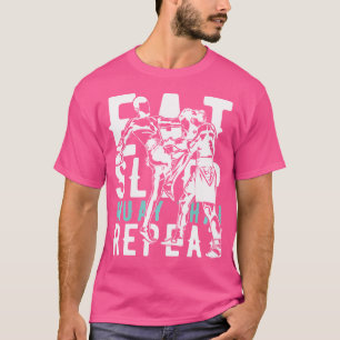 Eat Sleep Muay Thai Repeat Muay Thai T-Shirt