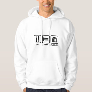 Eat Sleep Museums Hoodie