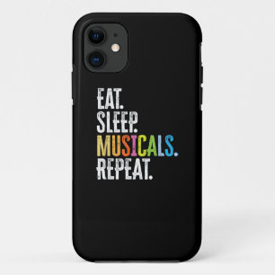 Eat Sleep Musicals Repeat Case-Mate iPhone Case
