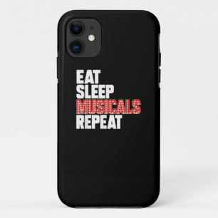 Eat Sleep Musicals Repeat Case-Mate iPhone Case