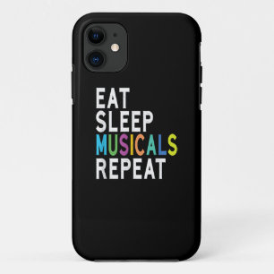 Eat Sleep Musicals Repeat Case-Mate iPhone Case