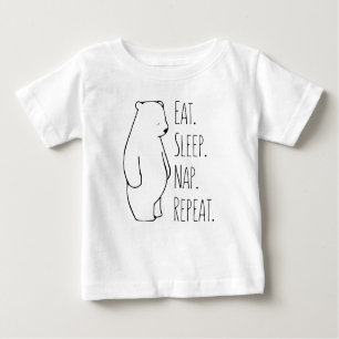Eat Sleep Nap Polar Bear Baby & Kids Clothes Baby T-Shirt