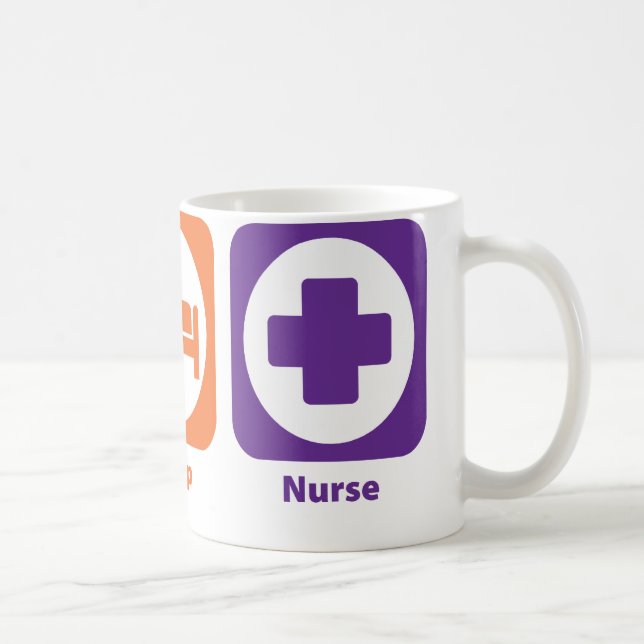Eat Sleep Nurse Coffee Mug (Right)