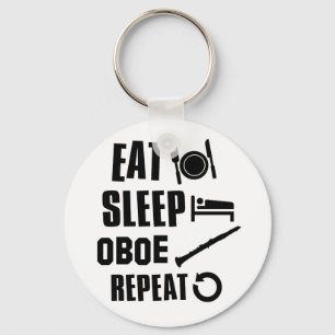 Eat Sleep Oboe Key Ring