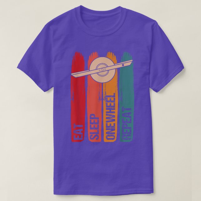 Eat Sleep Onewheel Repeat  T-Shirt (Design Front)