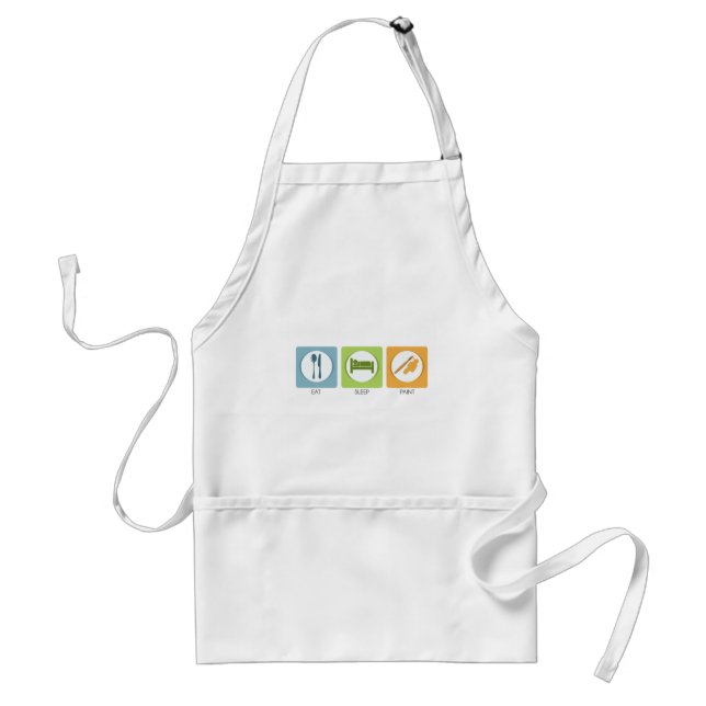 Eat Sleep Paint Standard Apron (Front)
