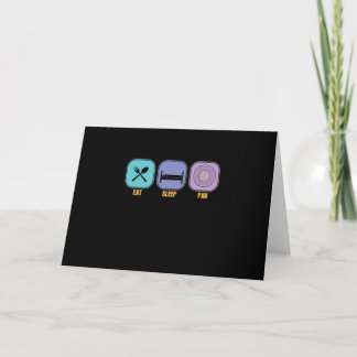 Eat Sleep Pan Gold Card