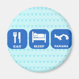 Eat Sleep Panama Magnet