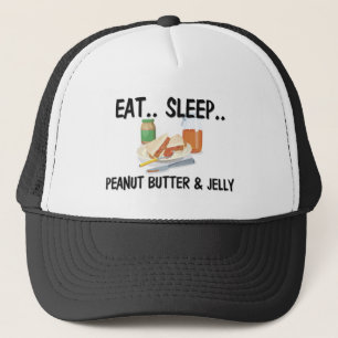Eat Sleep PEANUT BUTTER & JELLY Trucker Hat