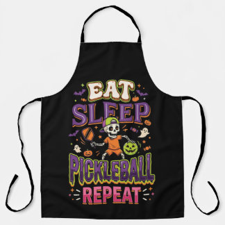 Eat Sleep Pickleball Repeat Pickleball Apron