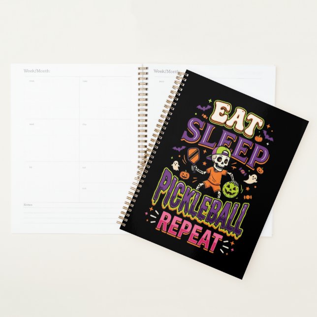 Eat Sleep Pickleball Repeat Pickleball Planner (Display)