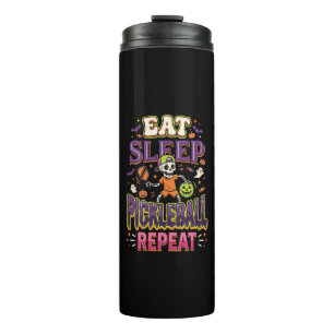 Eat Sleep Pickleball Repeat Pickleball Thermal Tumbler