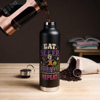 Eat Sleep Pickleball Repeat Pickleball Water Bottle