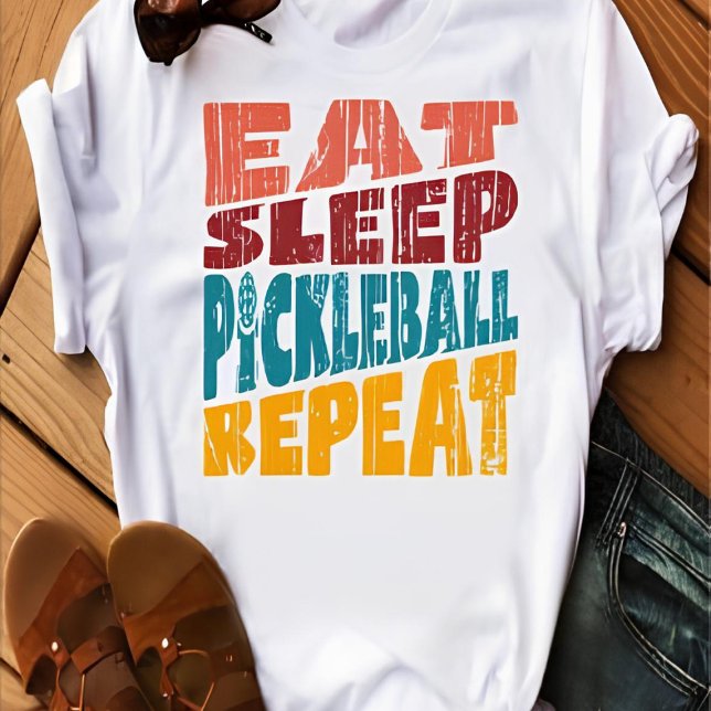 Eat Sleep Pickleball Repeat T-Shirt (Creator Uploaded)