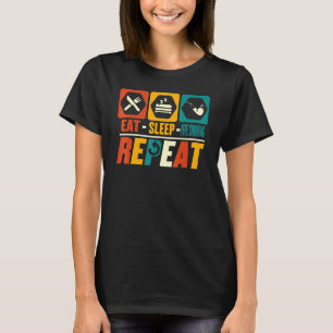 Eat Sleep Pipe Smoking Repeat   Pipe Smoking Smoke T-Shirt