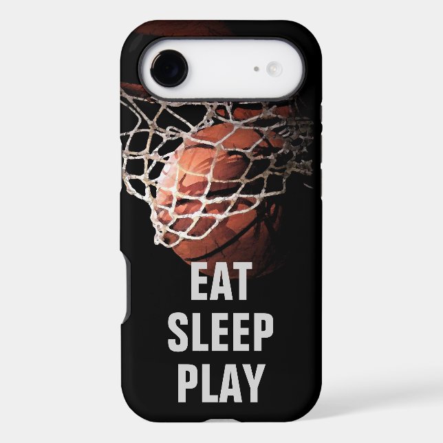 Eat Sleep Play Basketball (Back)