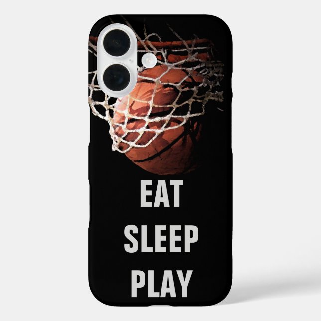 Eat Sleep Play Basketball Case-Mate iPhone Case (Back)