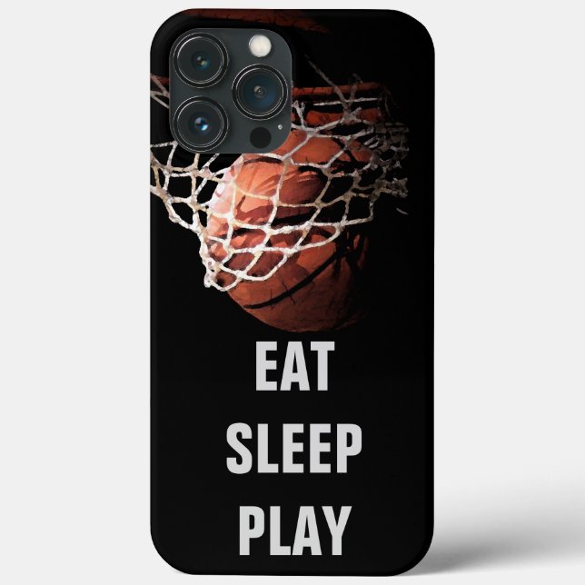 Eat Sleep Play Basketball iPhone Case-Mate iPhone Case (Back)