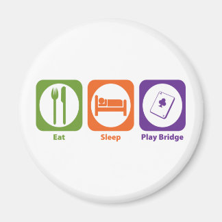 Eat Sleep Play Bridge Magnet