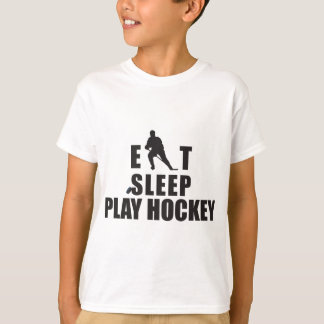 Eat Sleep Play Hockey Kids T-Shirt