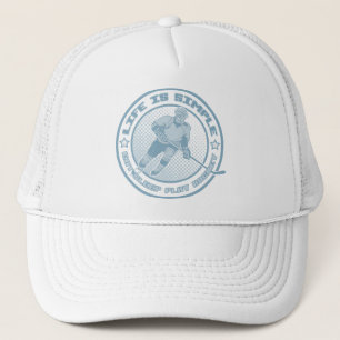 Eat, Sleep, Play Hockey Trucker Hat