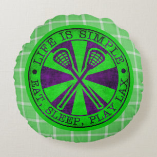 Eat, Sleep, Play Lacrosse Cushion
