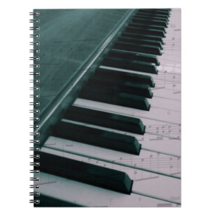 Eat Sleep Play (Piano) Spiral Notebook