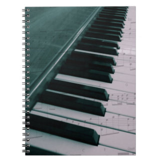 Eat Sleep Play (Piano) Spiral Notebook